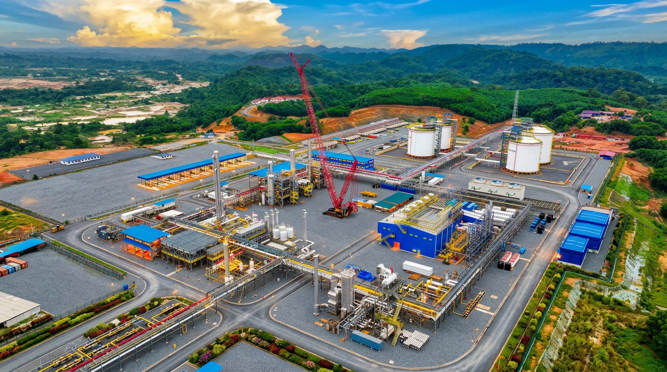 Gas midstream infrastructure